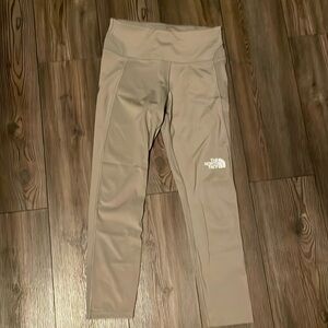 The North Face leggings taupe sz medium